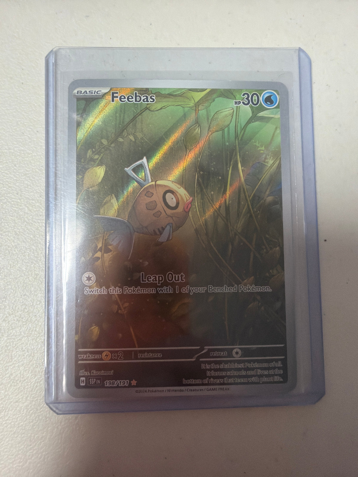 ACE 10 | Feebas 198/191 Surging Sparks Illustration Rare #2