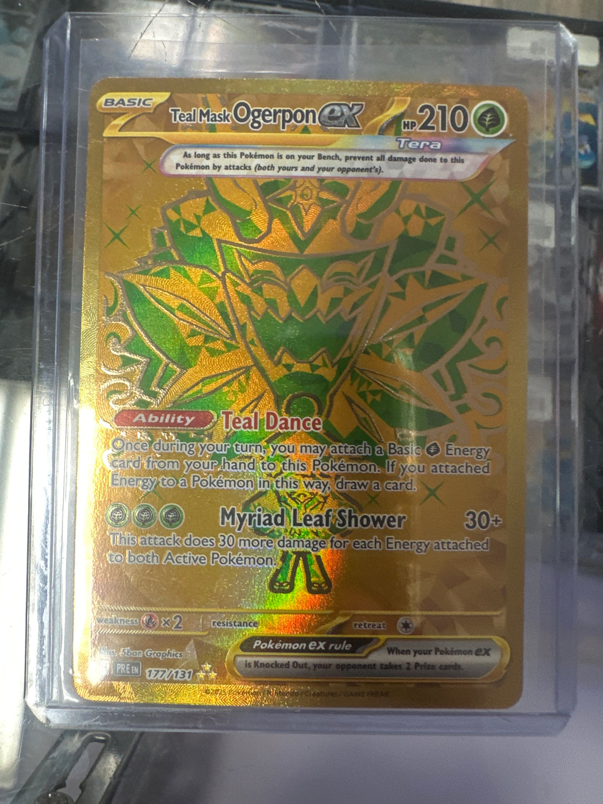 Teal Mask Ogerpon ex 177/131 • Prismatic Evolutions | Pokémon