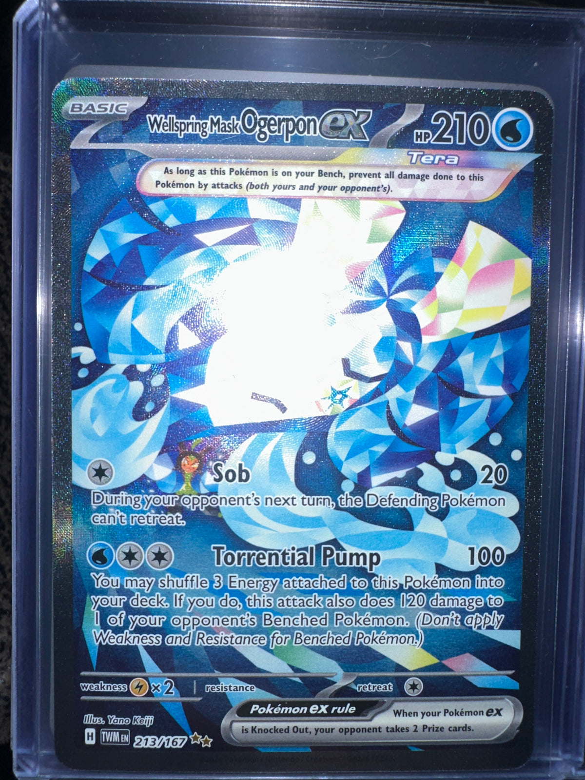 Wellspring Mask Ogerpon EX 213/167 • Twilight Masquerade | Pokémon