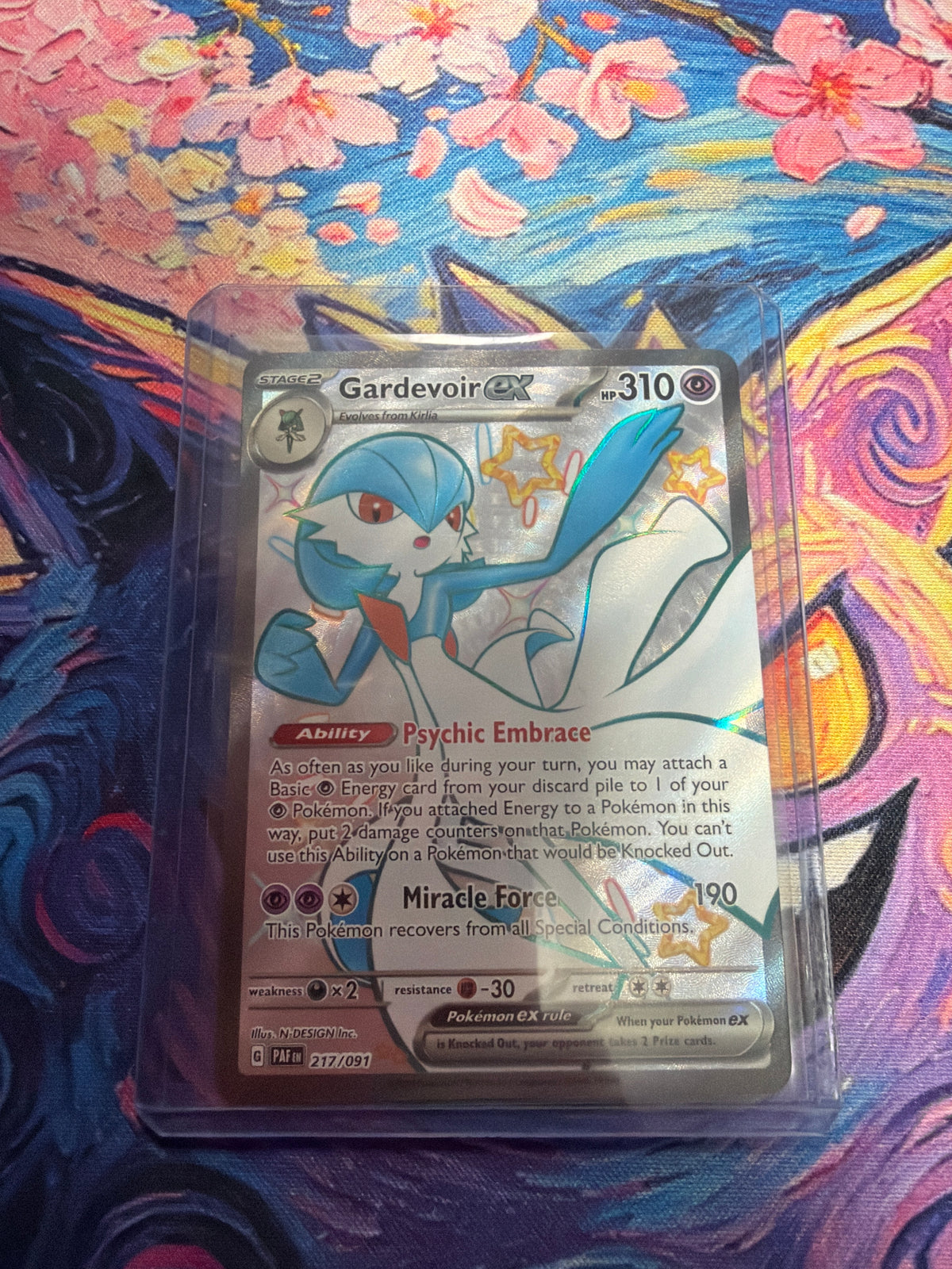 Gardevoir ex 217/091 Shiny Ultra Rare Paldean Fates Pokémon Near Mint