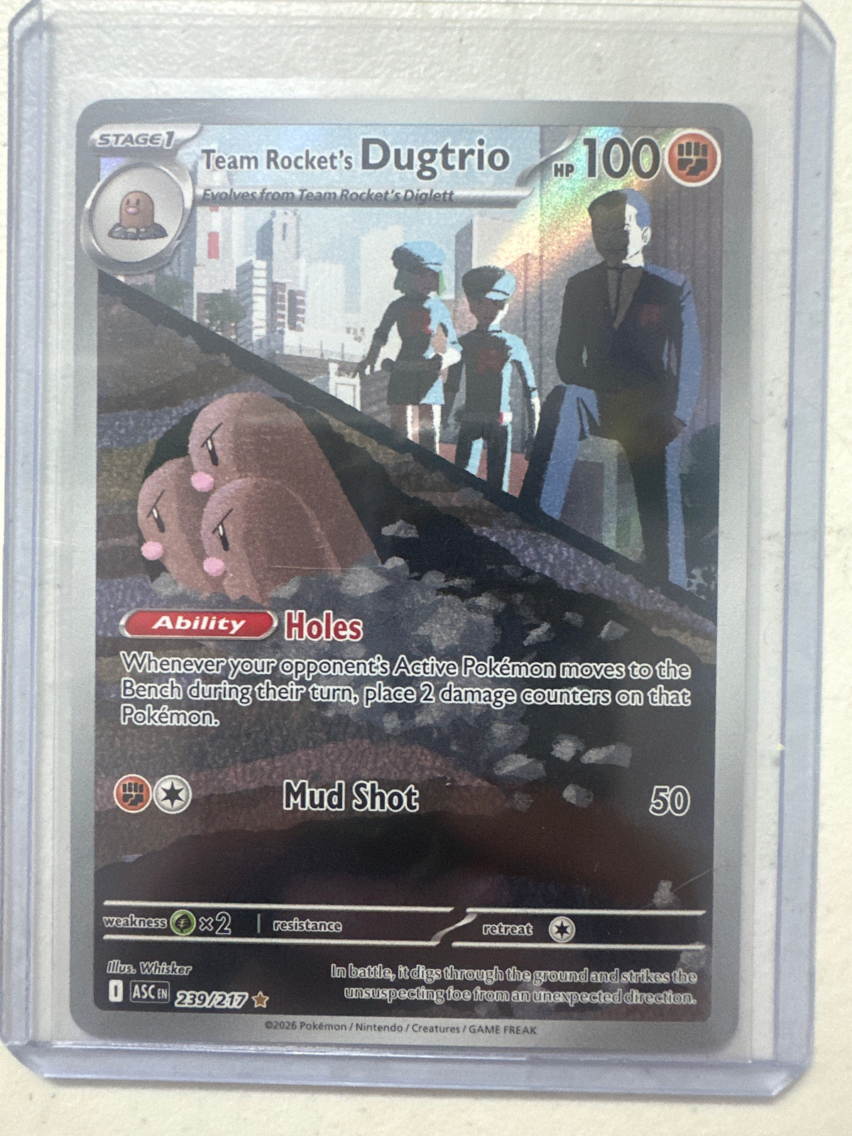 Team Rocket's Dugtrio 239/217 • Ascended Heroes | Pokémon