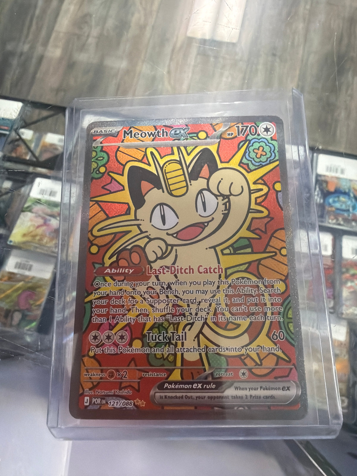 Pokémon Perfect Order Meowth ex Special Illustration Rare #121/088