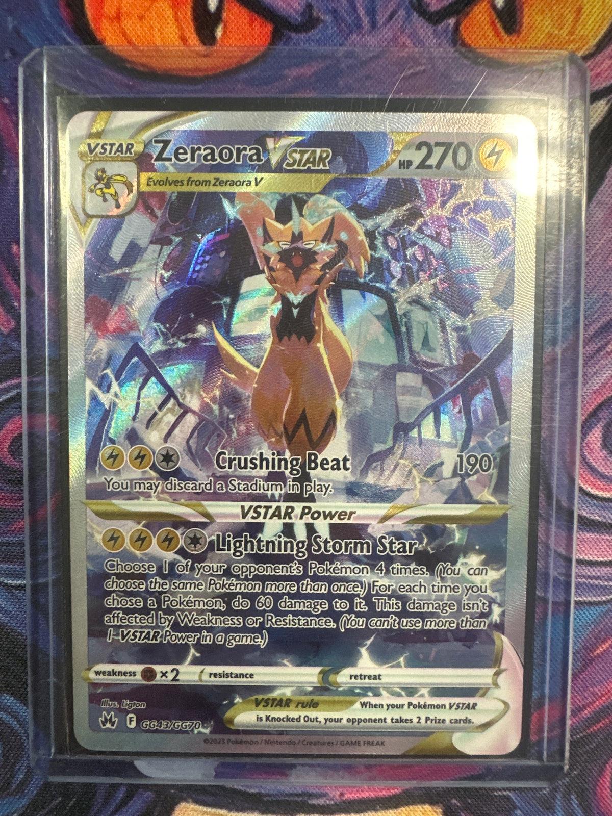 Zeraora Vstar GG43/GG70 • Crown Zenith Galarian Gallery | Pokémon