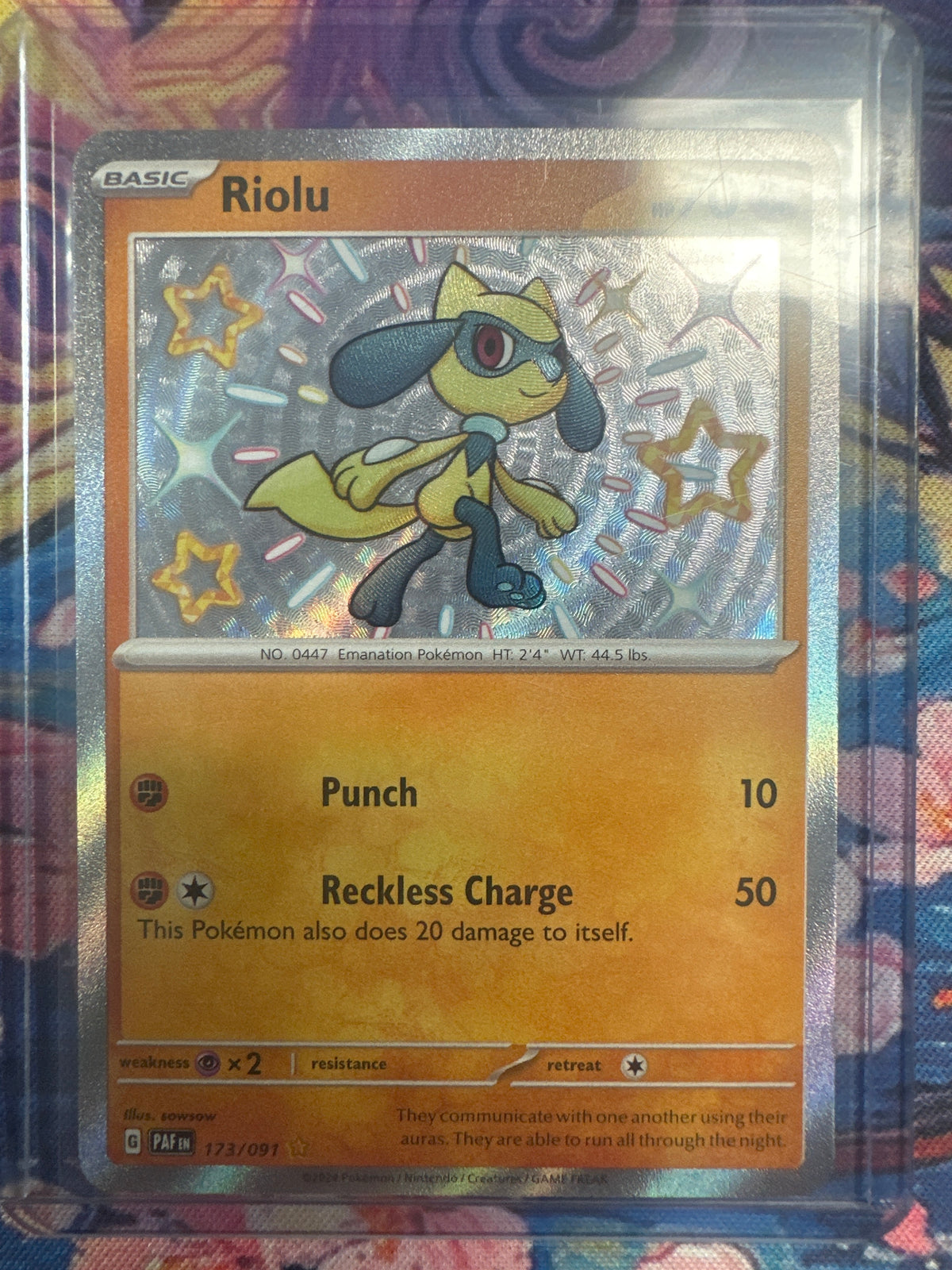 Riolu 173/091 • Paldean Fates | Pokémon