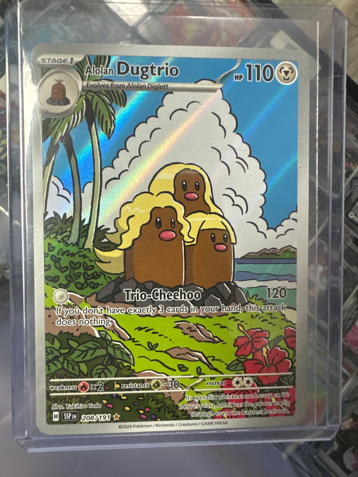 Alolan Dugtrio 208/191 • Surging Sparks | Pokémon