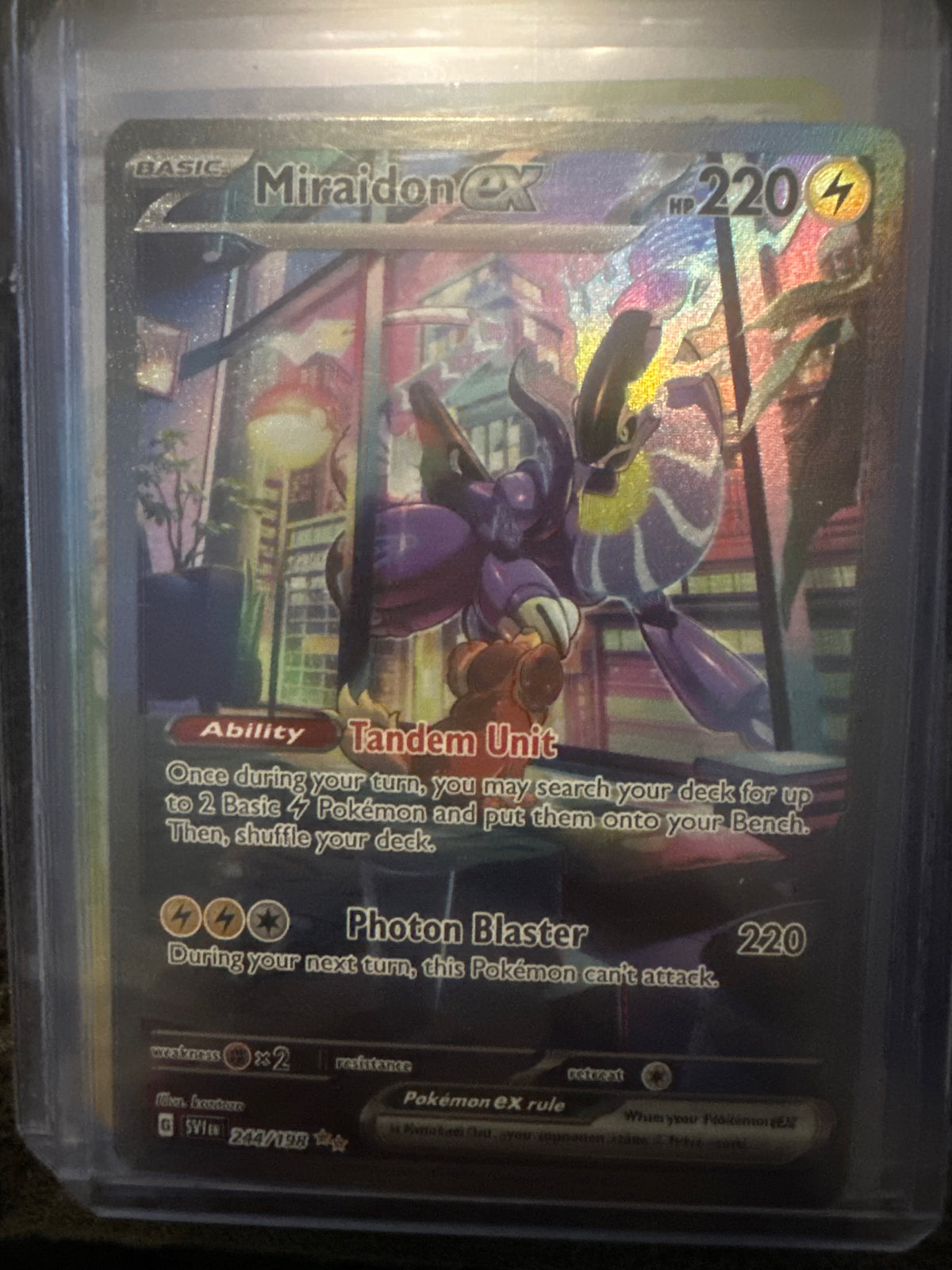 Miraidon EX 244/198 • Scarlet & Violet | Pokémon