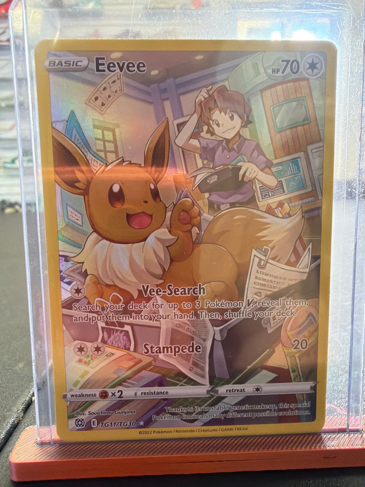 Eevee TG11/TG30 Brilliant Stars Trainer Gallery | Pokémon