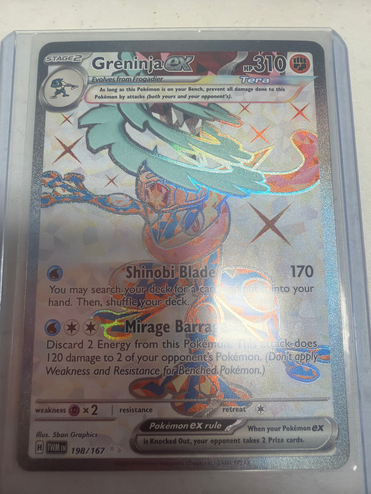 Greninja ex - 198/167 - SV06: Twilight Masquerade (TWM)