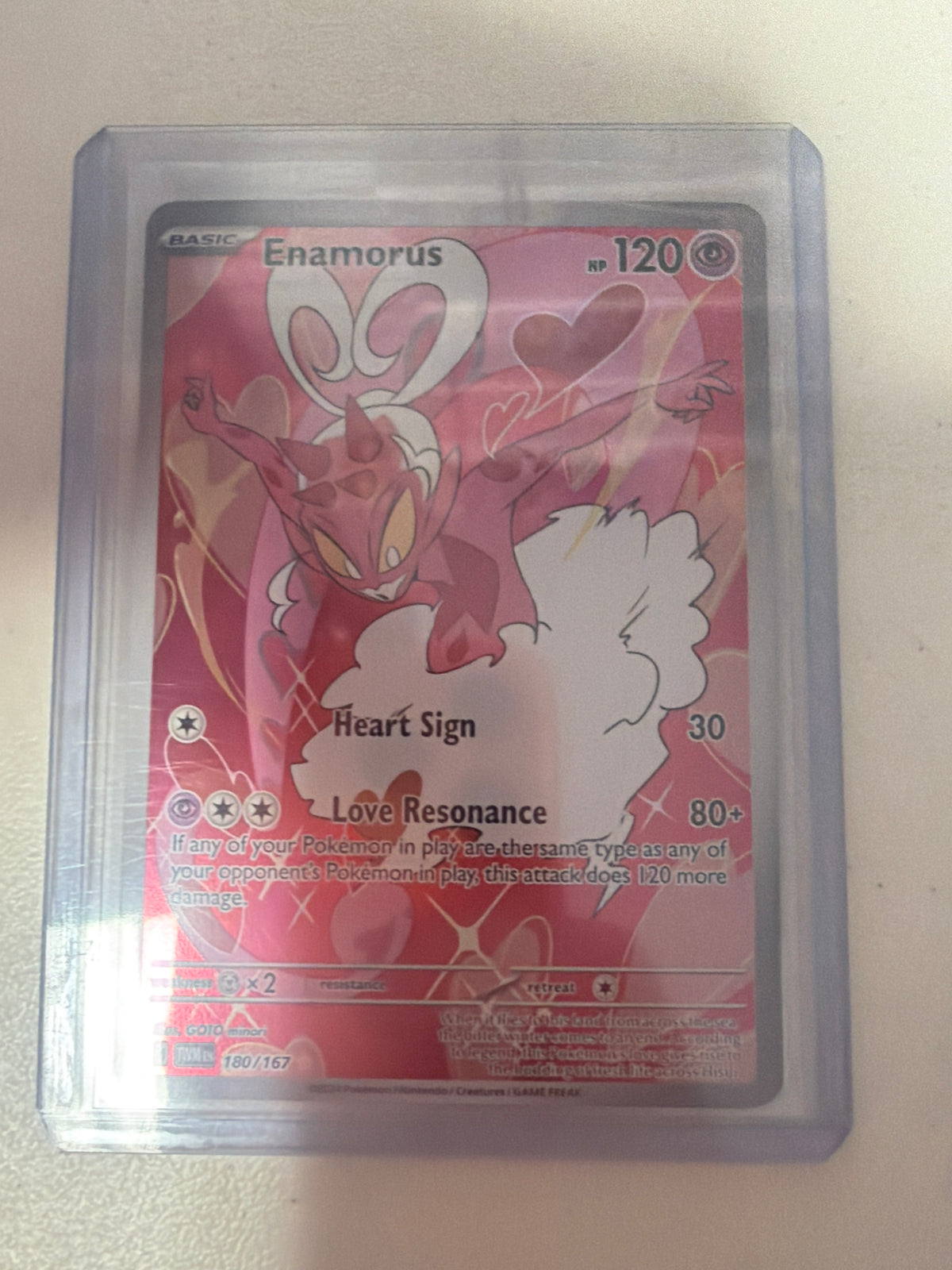 Enamorus 180/167 Twilight Masquerade (TWM) NM Illustration Rare Pokémon Card