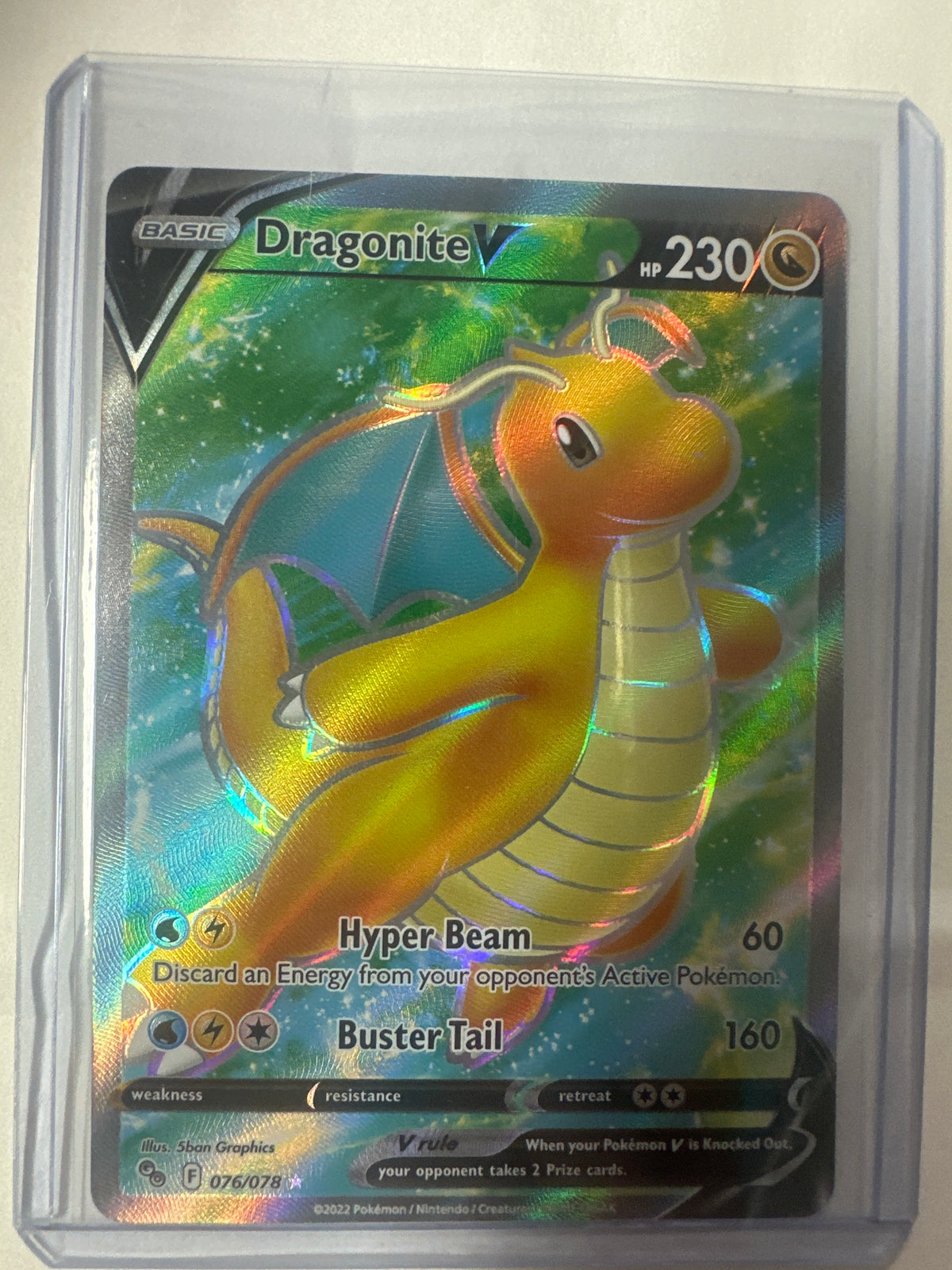 Dragonite V 076/078 • Pokémon Go | Pokémon