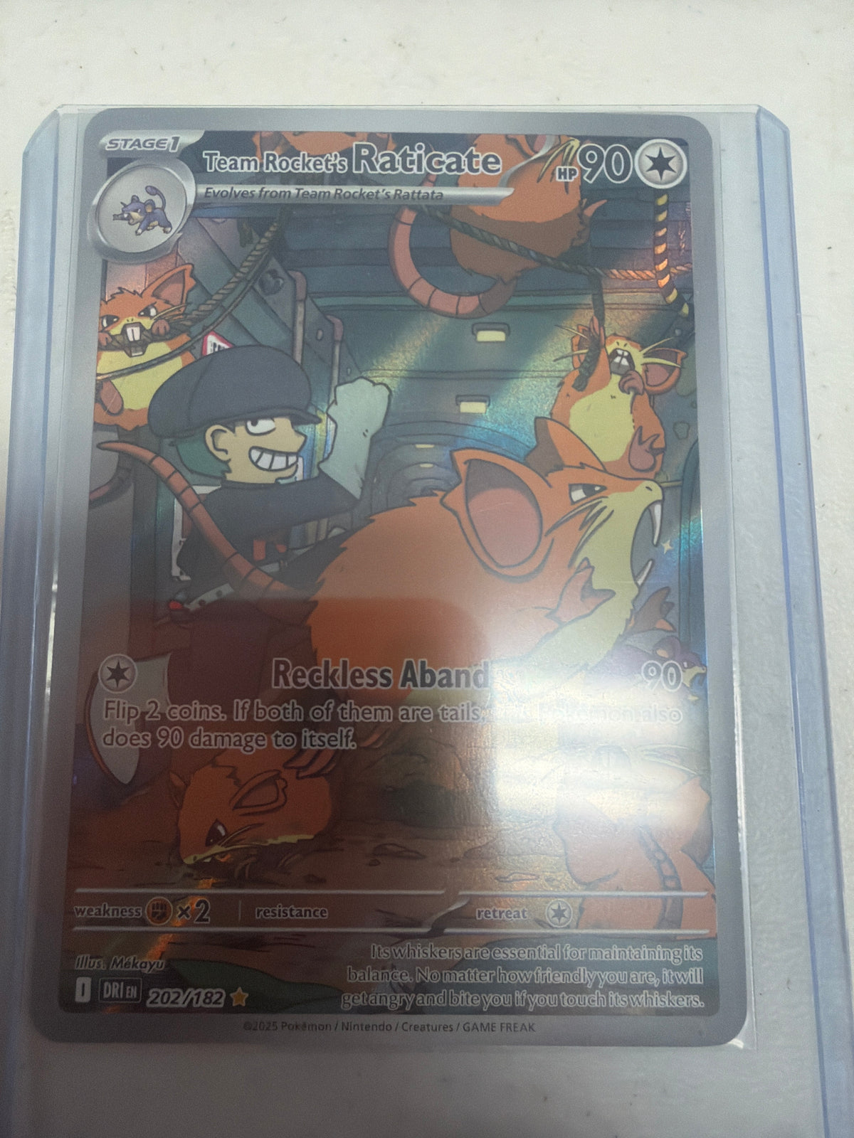 Team Rocket's Raticate - 202/182 - SV10: Destined Rivals (DRI)