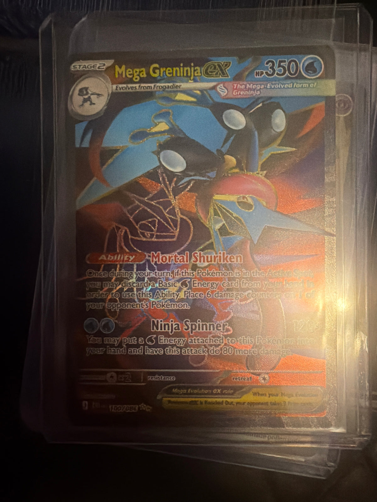 Mega Greninja ex 100/086 Chaos Rising | Pokémon
