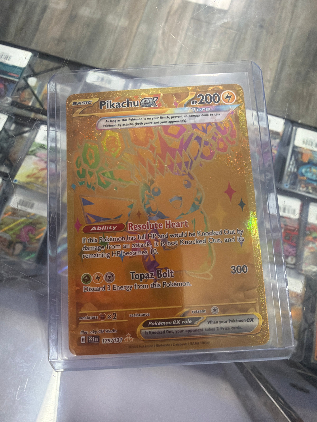 Pikachu ex 179/131 Prismatic Evolutions Pokémon Card | Pokémon
