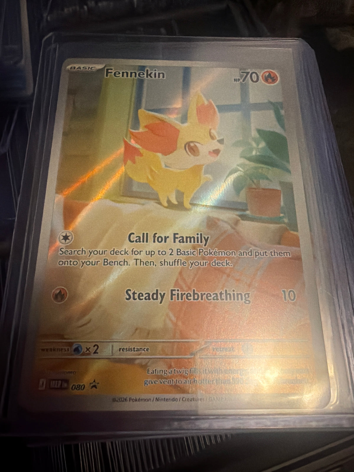 Fennekin Mega Evolution Black Star Promos - 080 | Pokémon