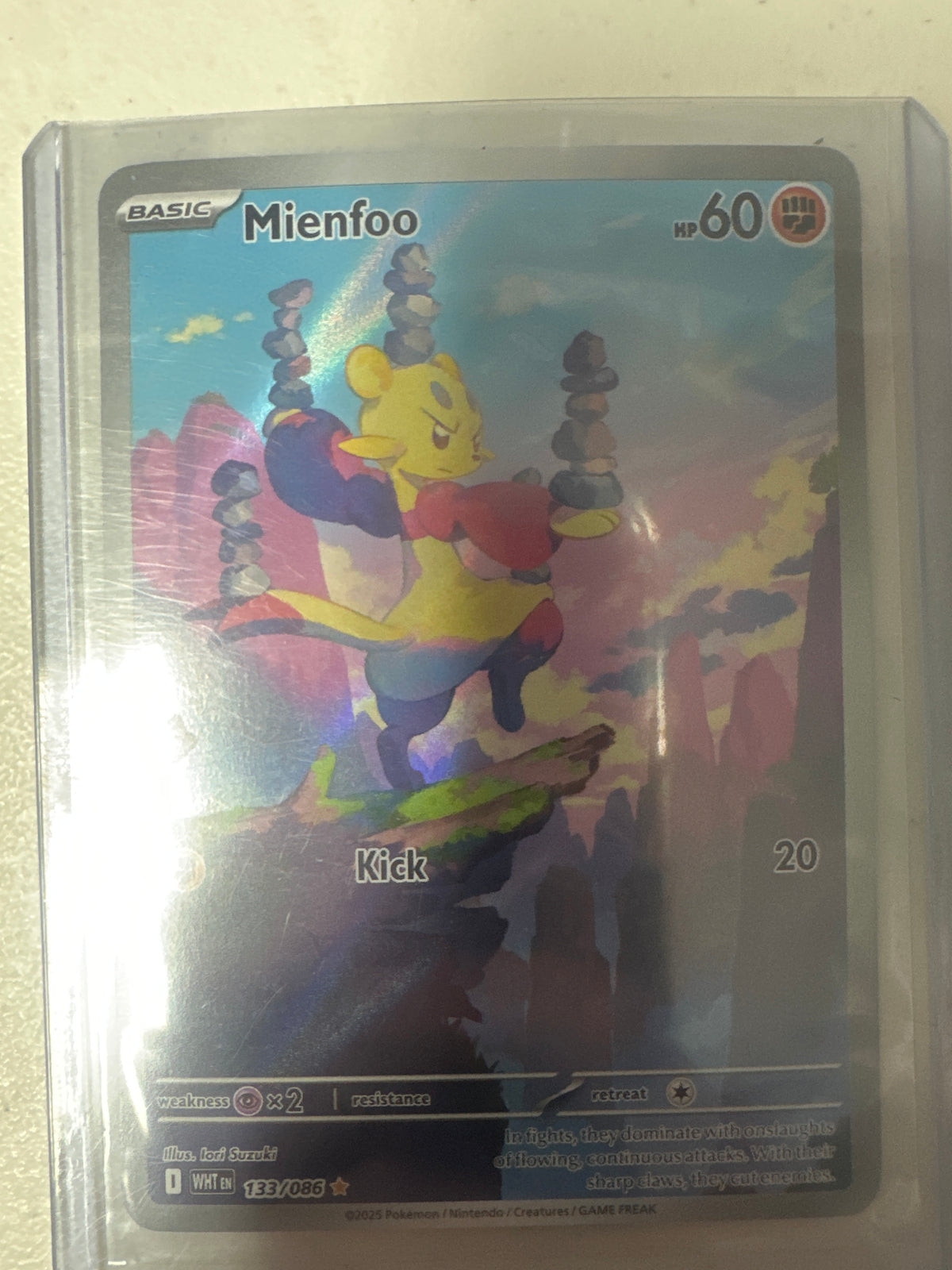 Mienfoo 133/086 • White Flare | Pokémon