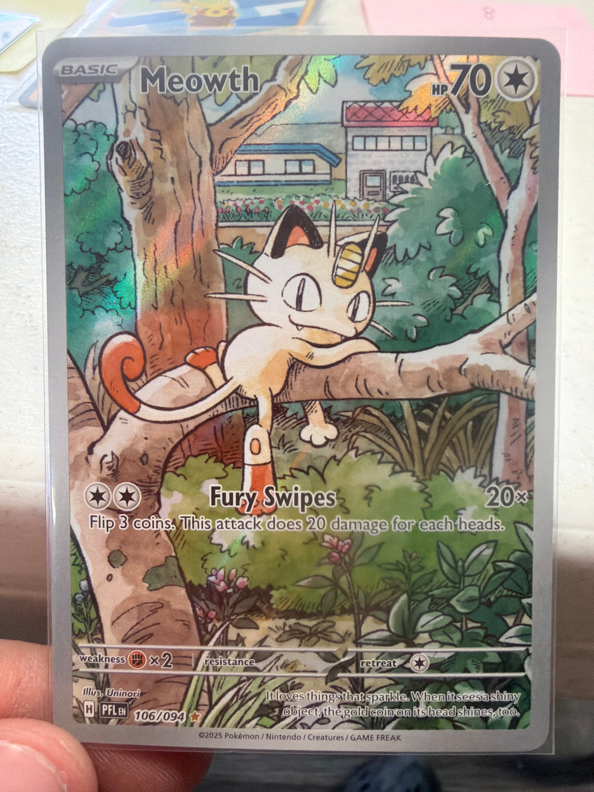 Meowth 106/094 • Phantasmal Flames | Pokémon
