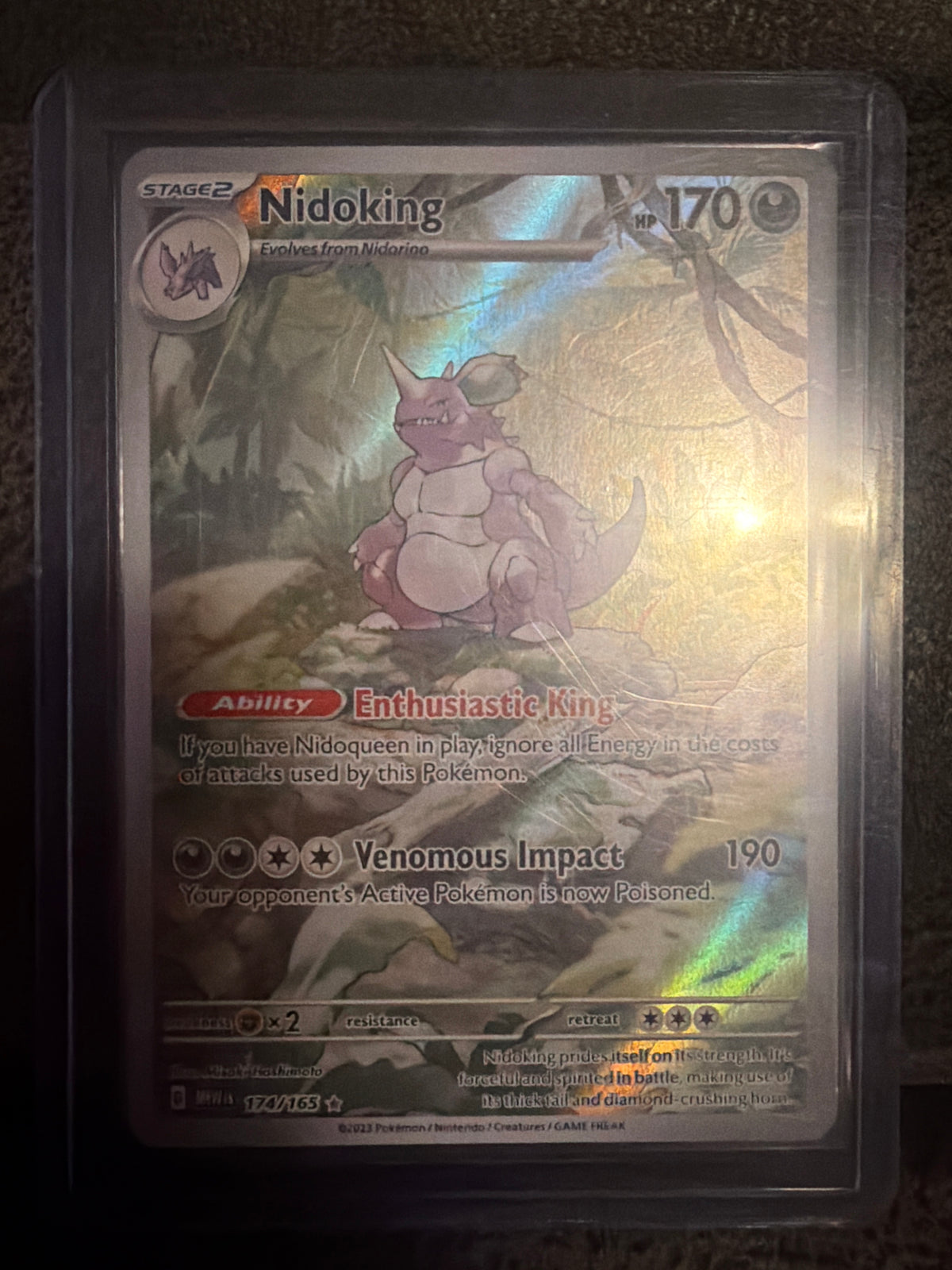 Nidoking - 174/165 - SV: Scarlet & Violet 151 (MEW) | Pokémon