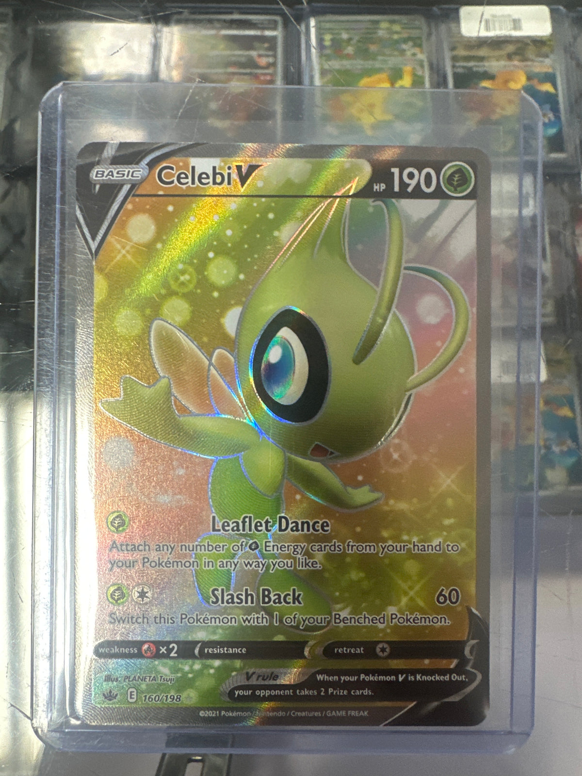 Celebi V 160/198 • Chilling Reign | Pokémon
