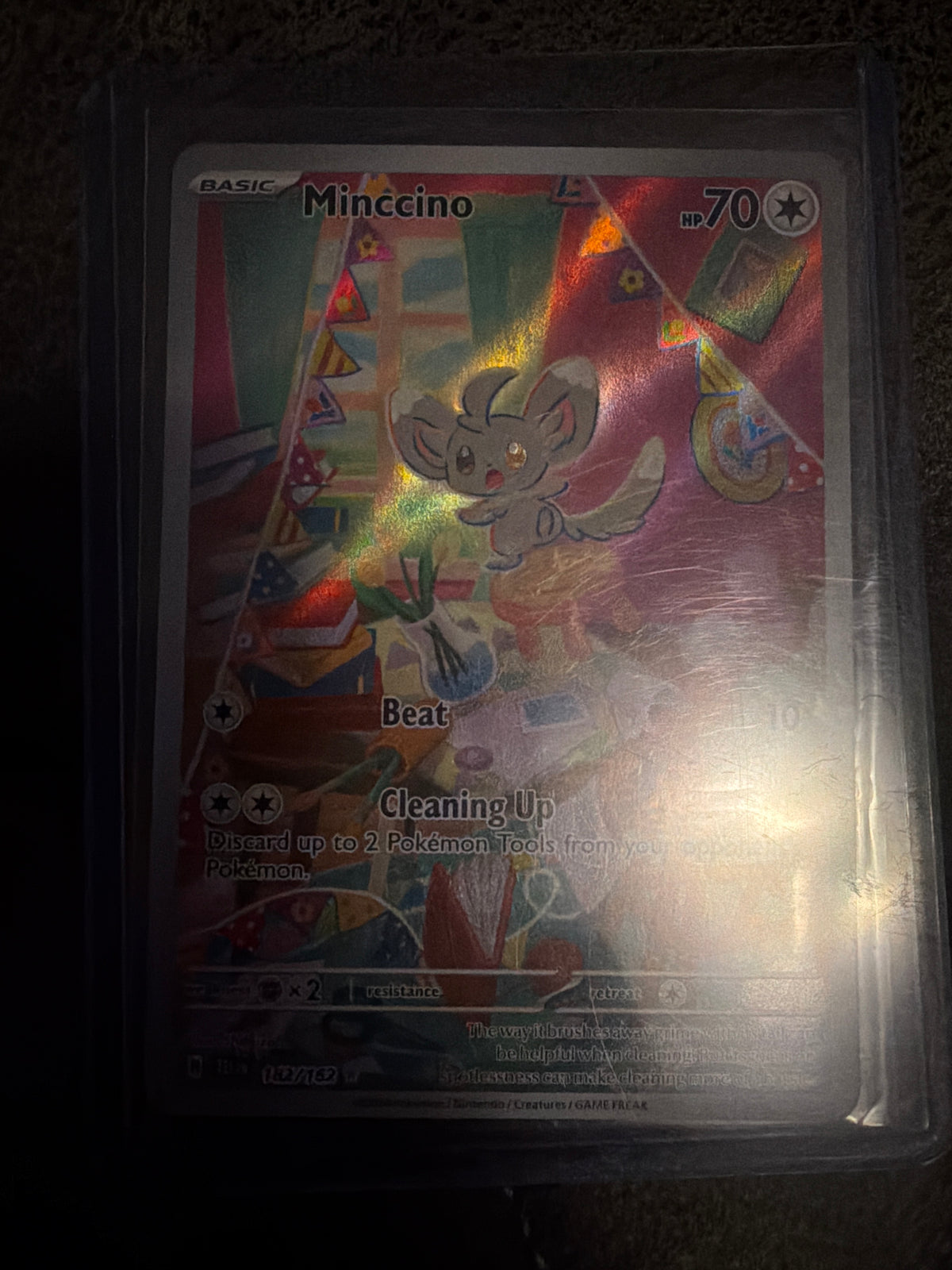 Minccino - 182/162 - SV05: Temporal Forces (TEF) | Pokémon