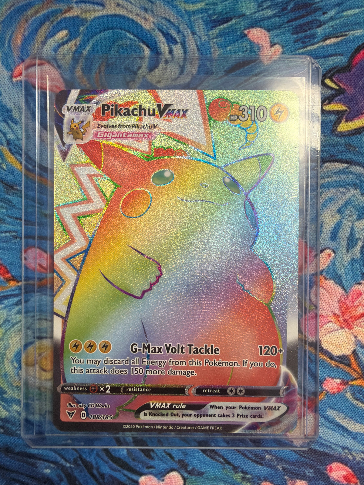Pikachu VMAX 188/185 Vivid Voltage Secret Rare Full Art Holo | Pokémon