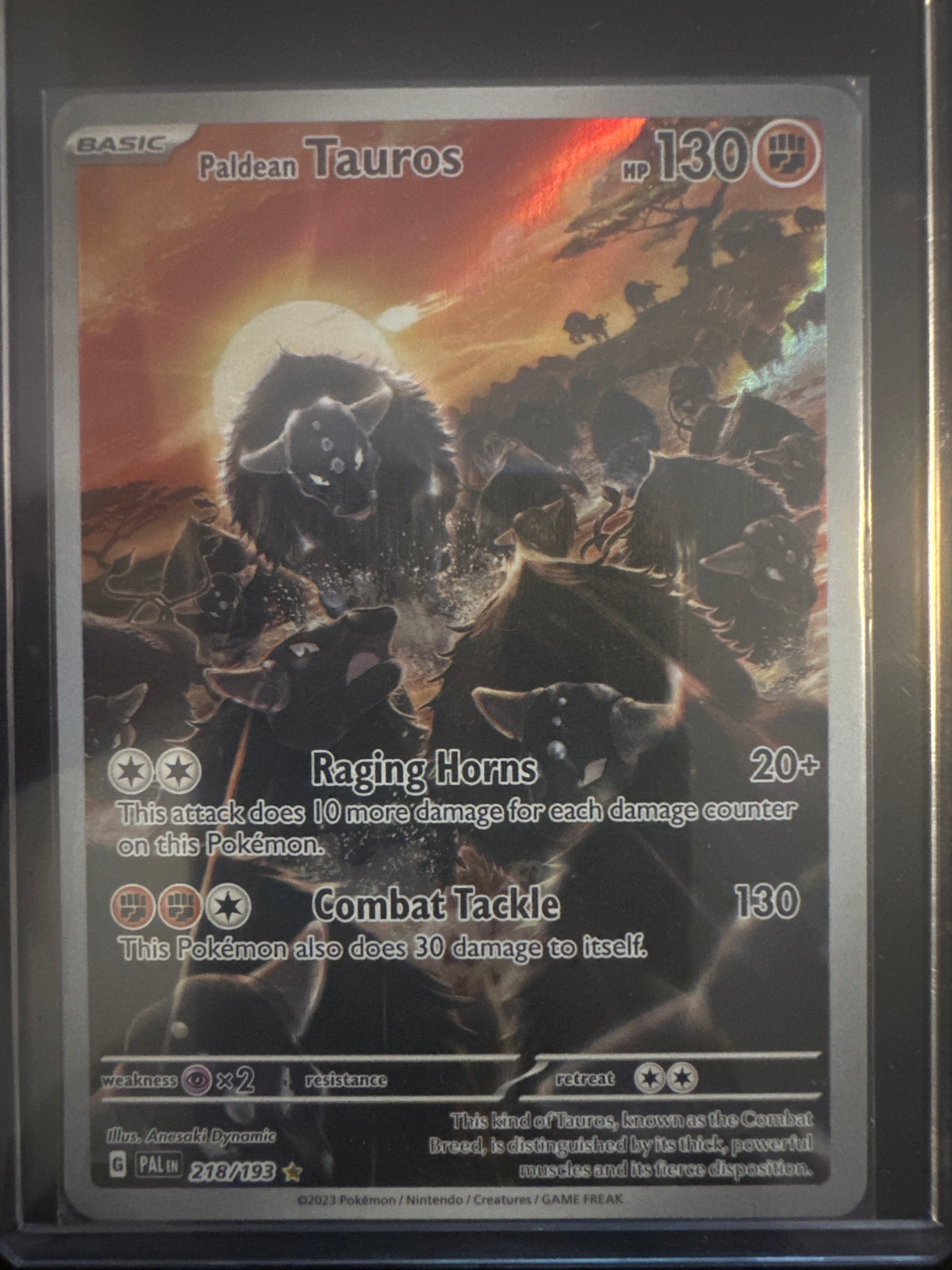 Paldean Tauros 218/193 • Paldea Evolved | Pokémon
