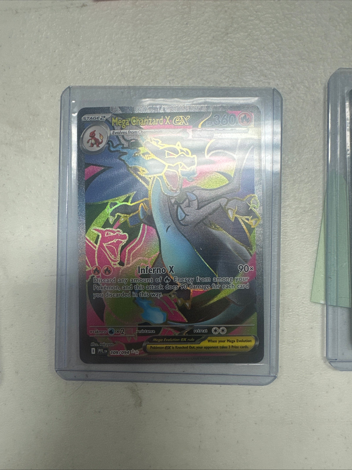 Mega Charizard X EX - 109/94 • Phantasmal Flames | Pokémon