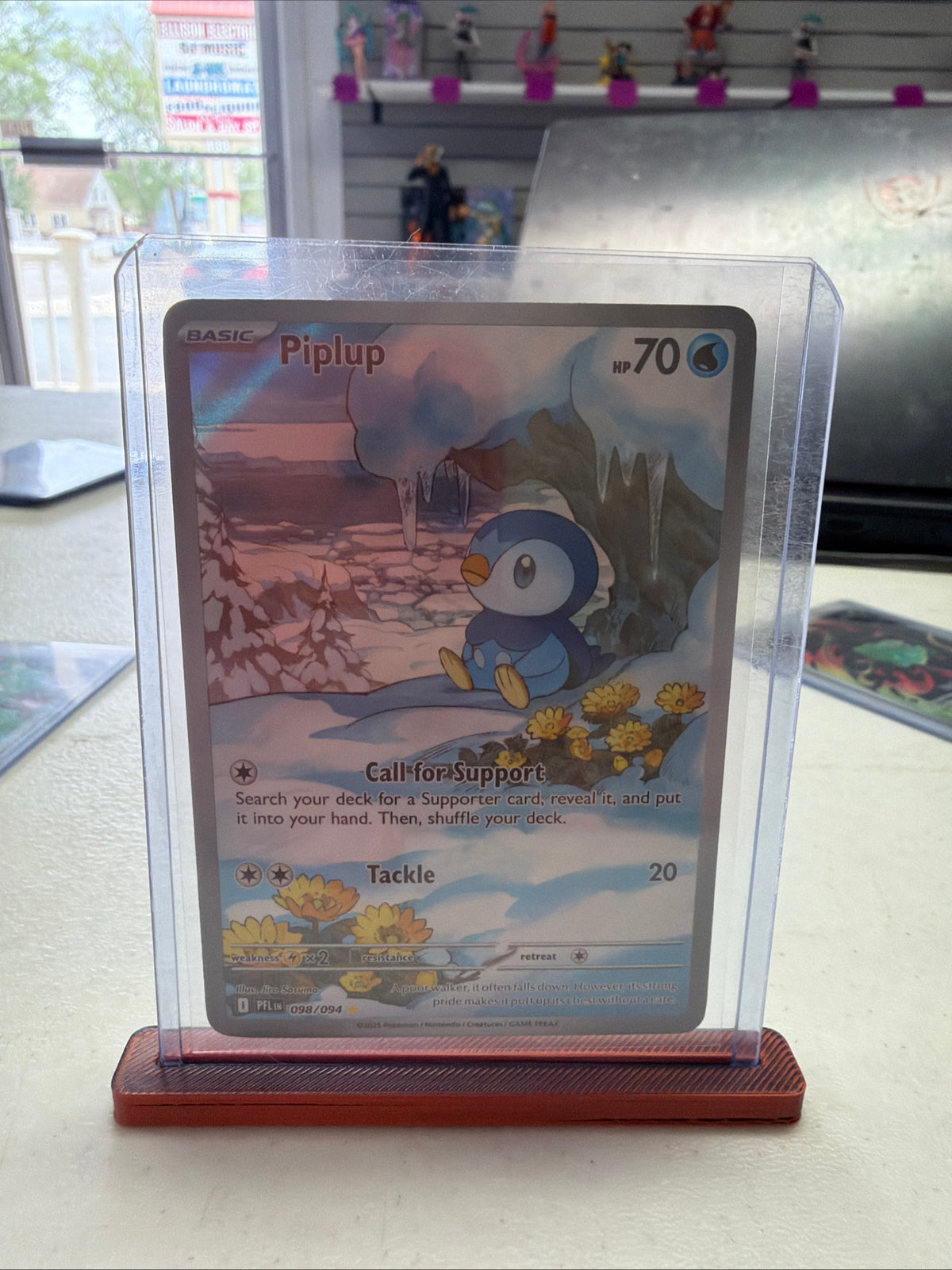 Piplup 098/094 Illustration Rare Phantasmal Flames | Pokémon