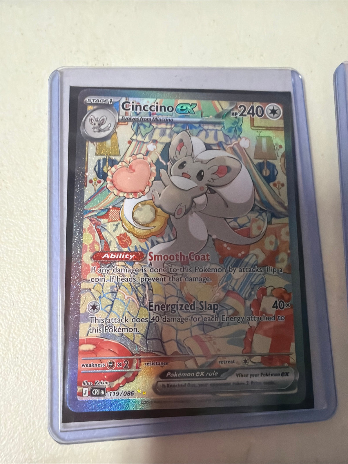 Cinccino ex - 119/086 MEO4: Chaos Rising | Pokémon