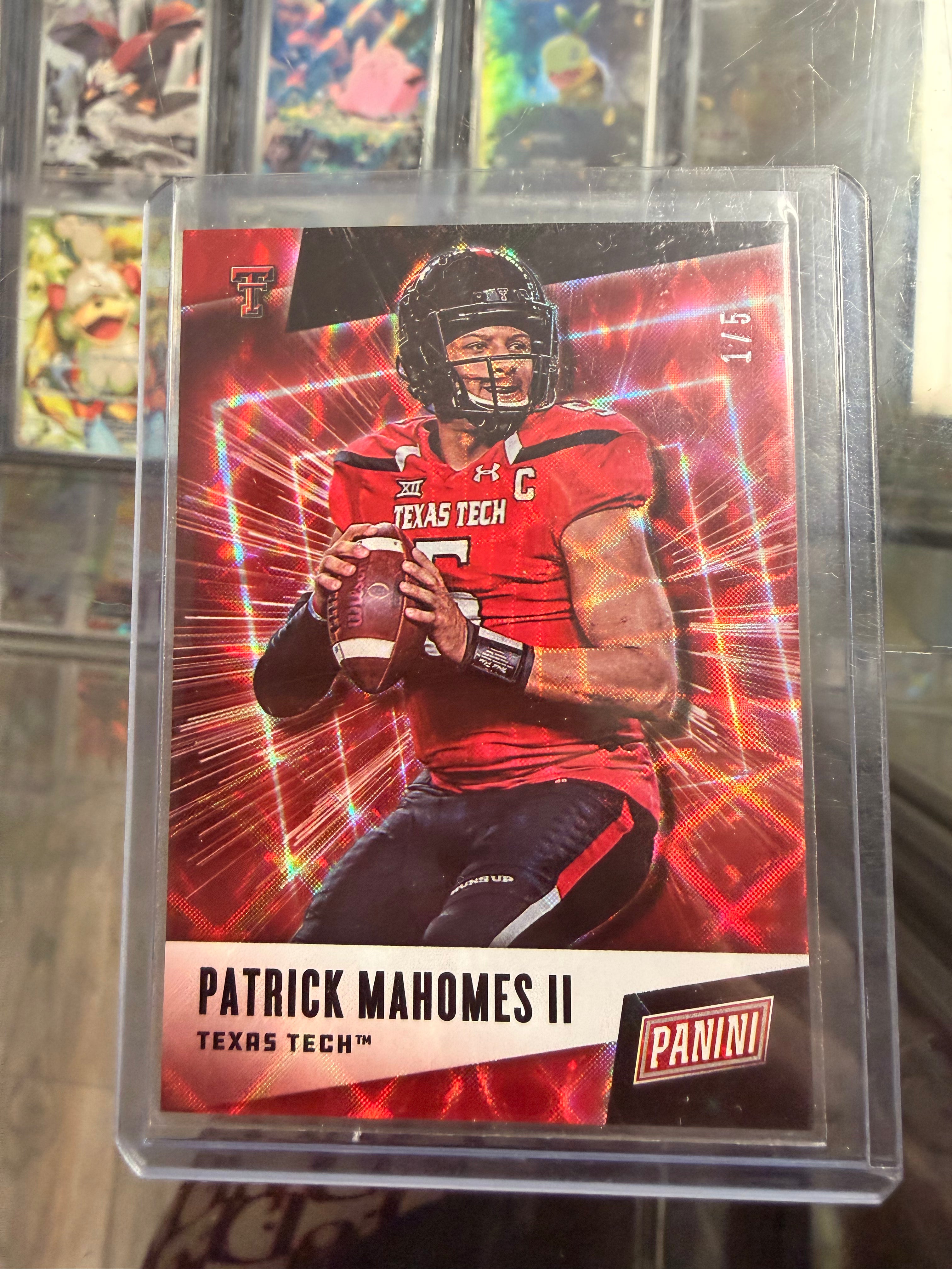 2019 Panini Father's Day Patrick Mahomes II Hyper Plaid #36 1/5